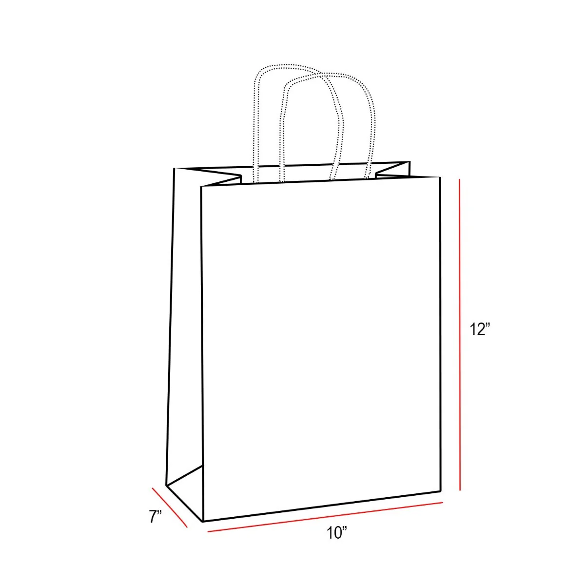100% Recycled Paper Shopping Bags | Kraft Brown | Twisted Paper Handles - Image 13