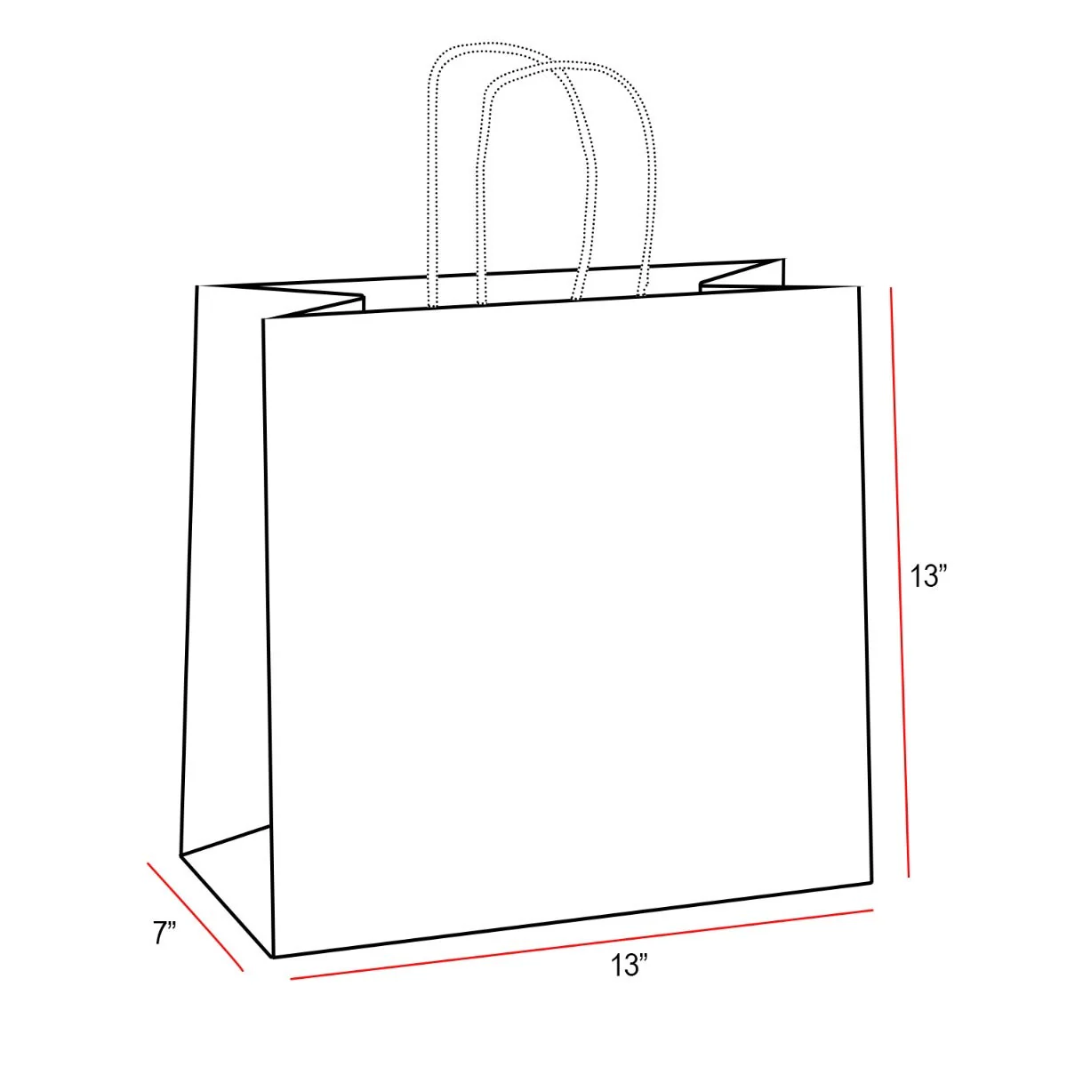100% Recycled Paper Shopping Bags | Kraft Brown | Twisted Paper Handles - Image 15