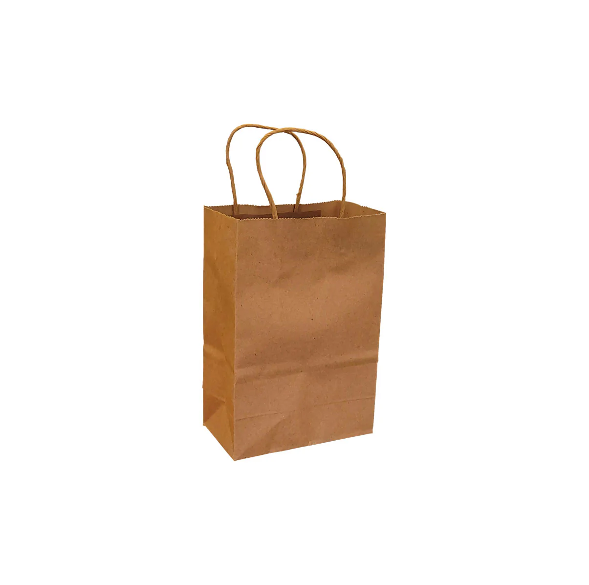 100% Recycled Paper Shopping Bags | Kraft Brown | Twisted Paper Handles - Image 6