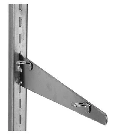 12" Slotted Standard Bracket for Wood Shelving - Image 2