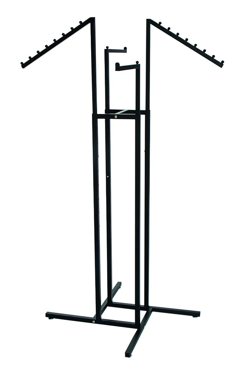 4 Arm Clothing Racks | 2 Straight 2 Slant Arms - Image 3