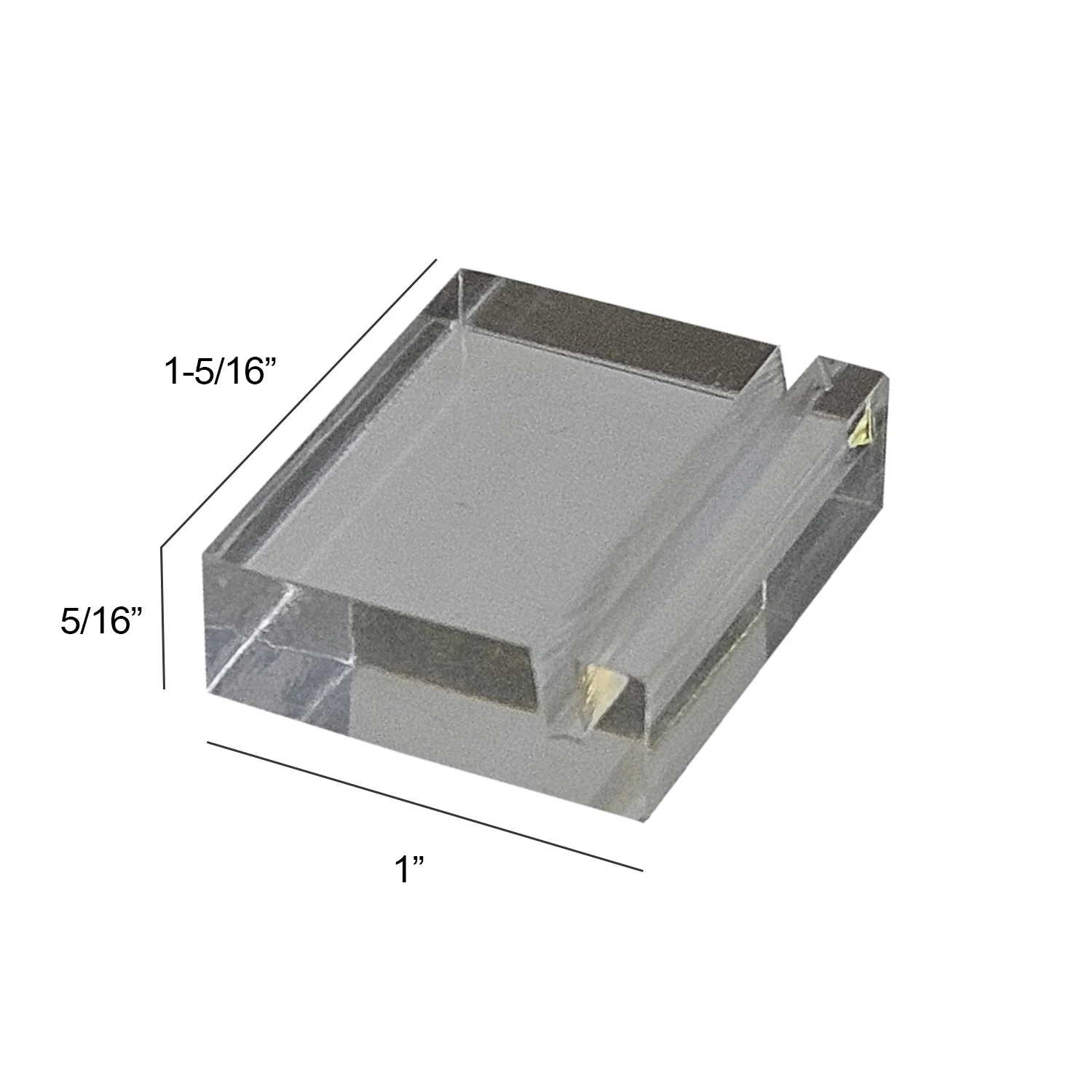 Acrylic Block Ticket Holder | Pack of 12 - Image 3