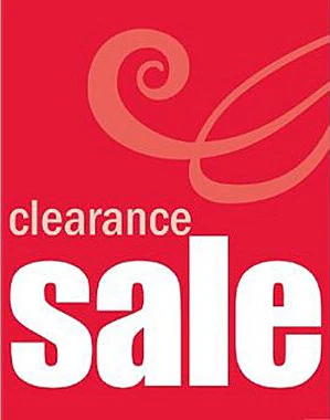"Clearance Sale" Poster | Paper Stock | 22" x 28"