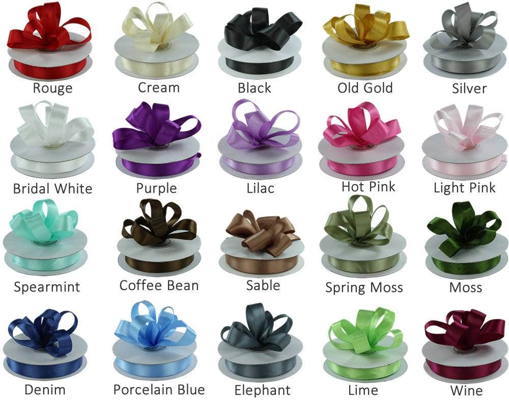 Double Faced Satin Ribbon | 100 Yard Rolls - Image 4