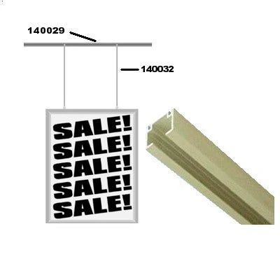 Easy Slide Track for Sign Hanging