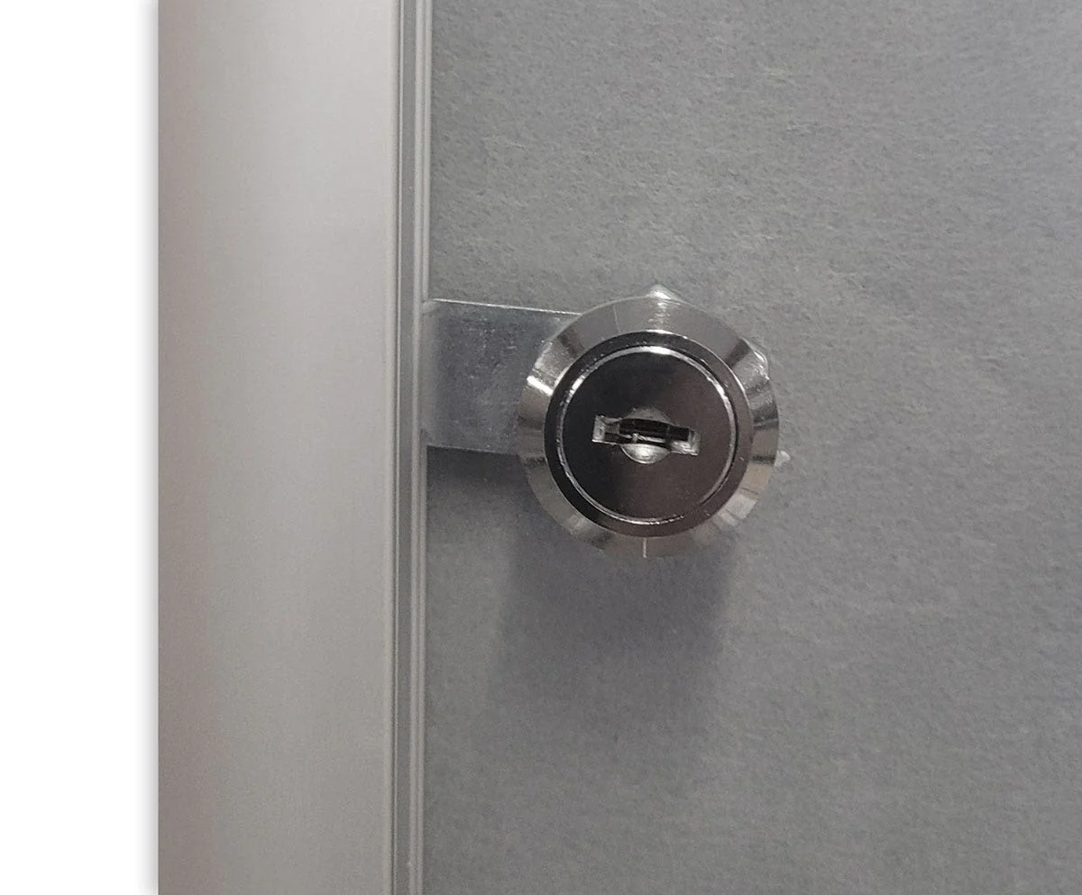 Enclosed Bulletin Board With Locking Door | 30" x 40" - Image 5