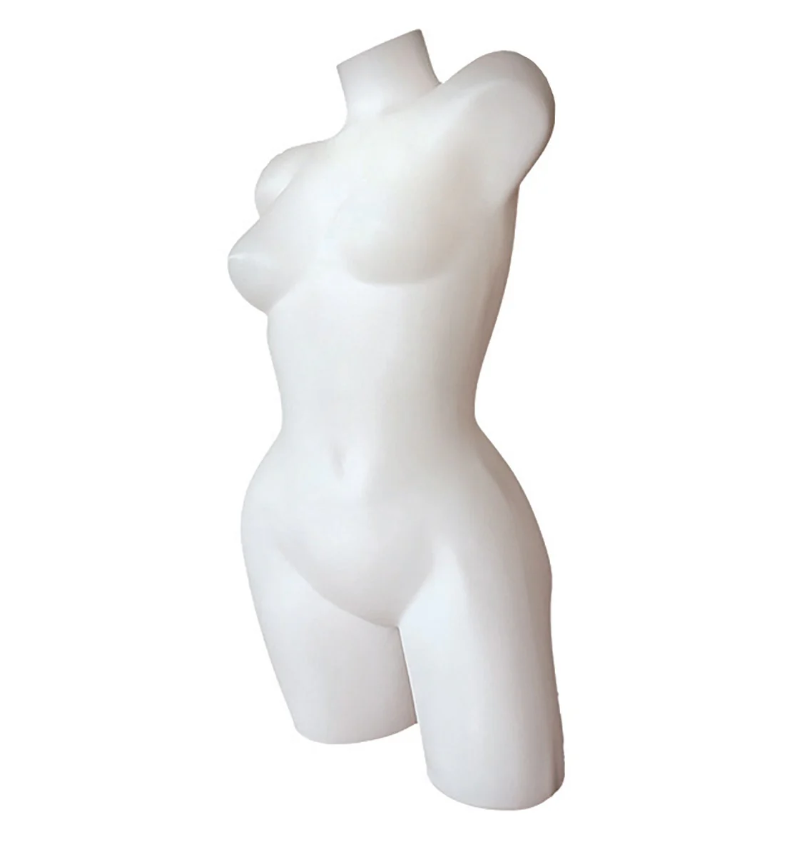 Female Curvy 3/4 Mannequin Display Torso