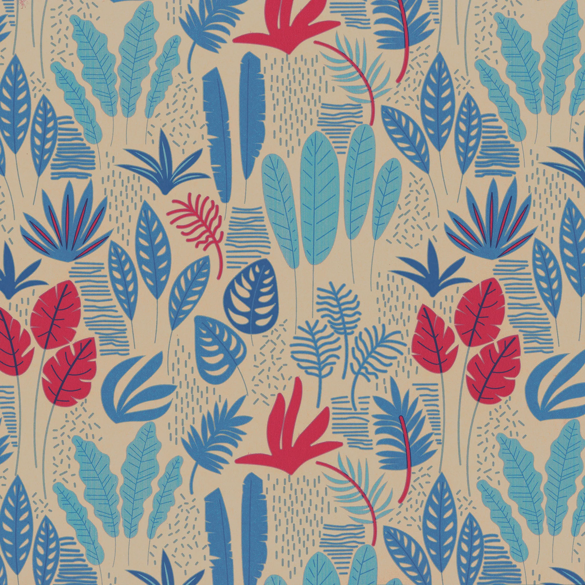 Foliage Gift Wrap | 27.5" x 82'