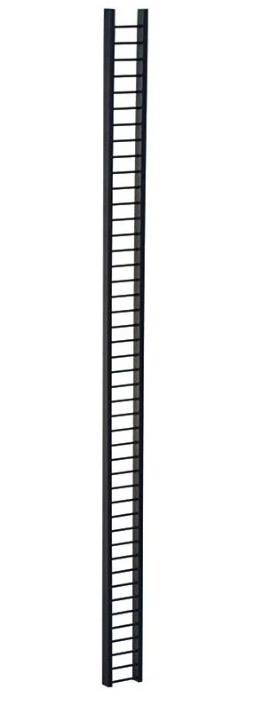 Mini-Ladder Wall Post | Matte Black | 87 1/2"
