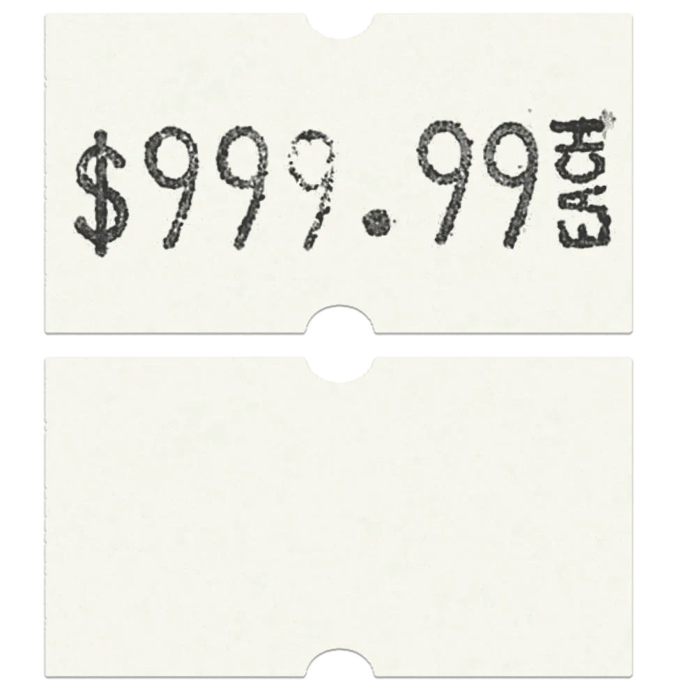 MX 5500 Plus (1 Line 8 Characters) Labels | Roll of 1000 - Image 10