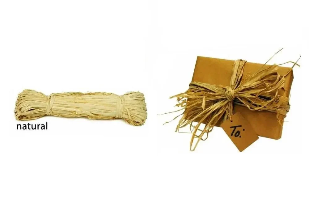 Natural Raffia Ribbon | 1.7 Ounce Bundles