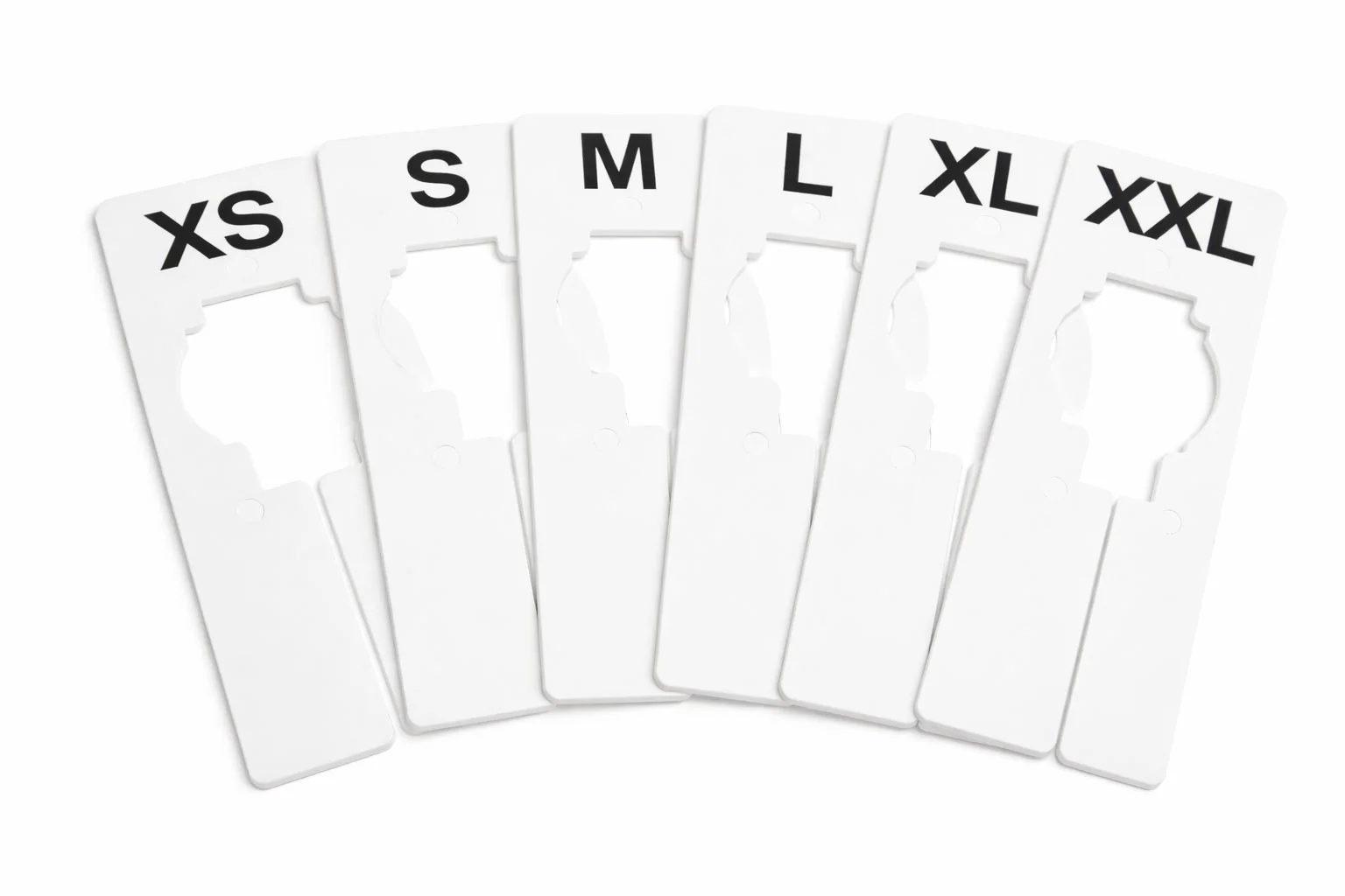 Rectangular Clothing Size Dividers