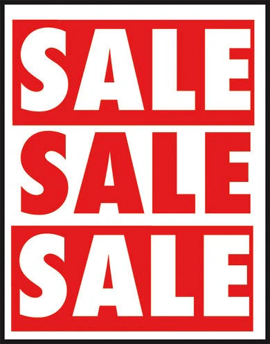 "Sale Sale Sale" Poster | Paper Stock | 22" x 28"