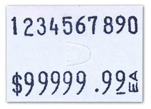 Sato Labels | 2 Lines 10 Characters - Image 2