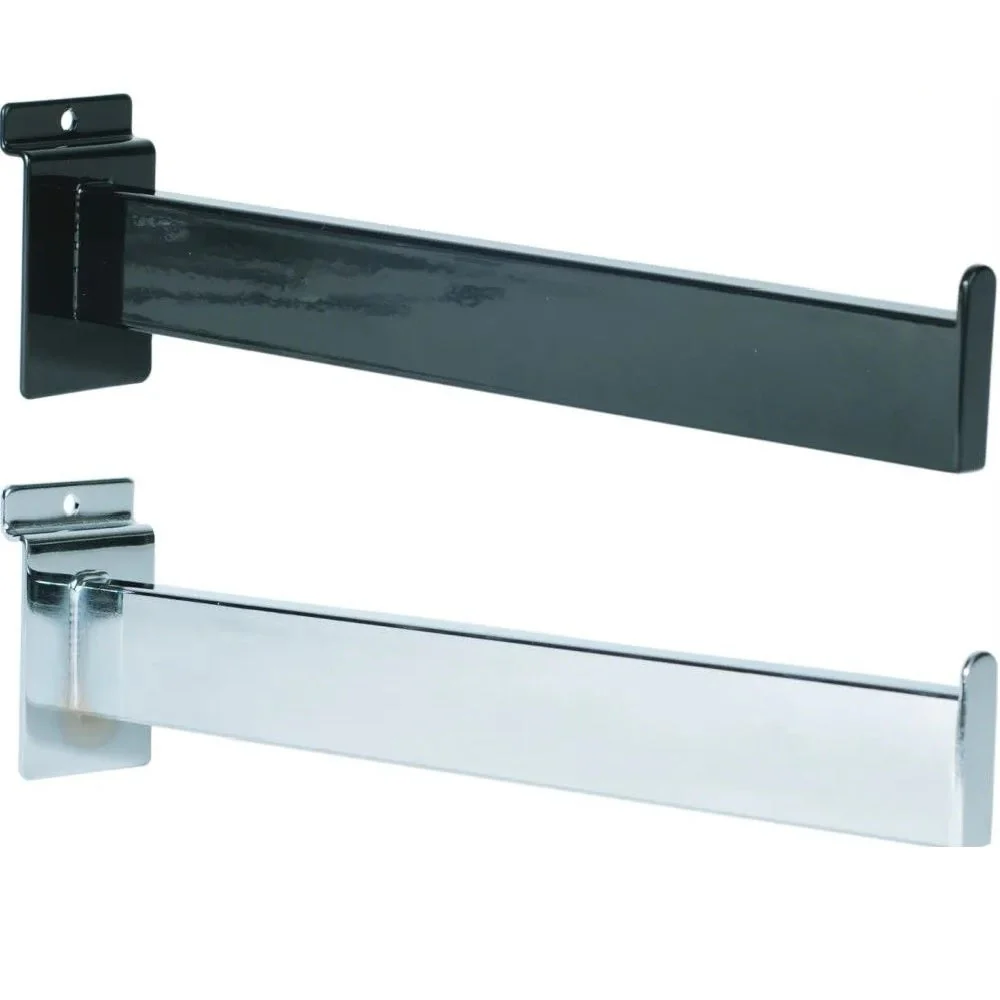 Slatwall 12” Straight Arm | Rectangular Tubing