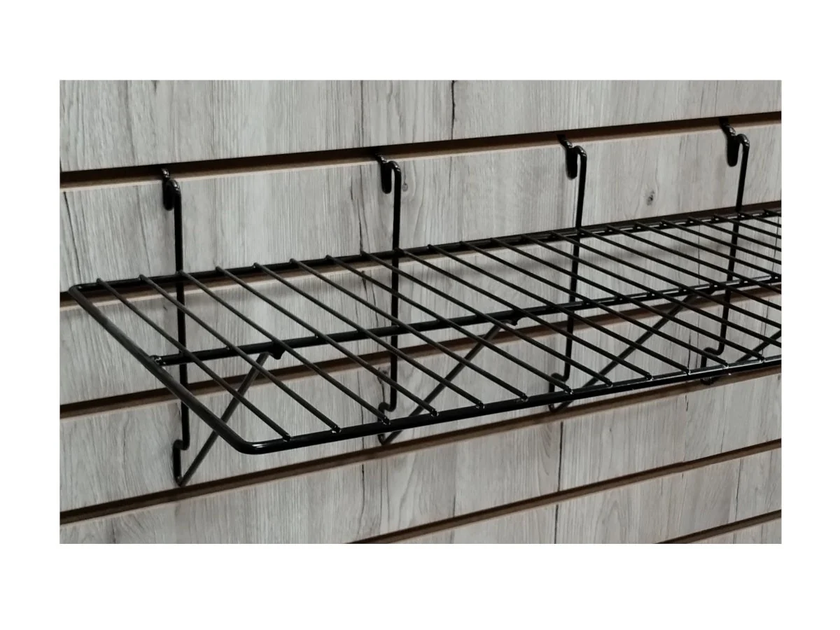 Slatwall & Grid Flat Wire Shelf | 12" x 24" - Image 3
