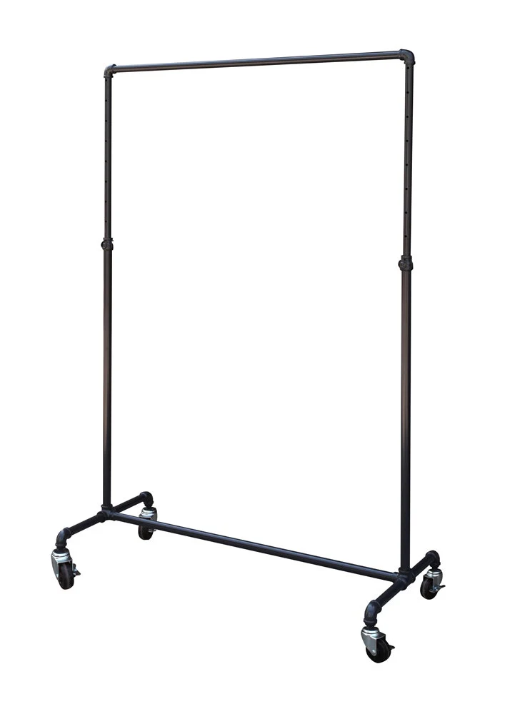 Soho Steam Pipe Garment Rolling Rack