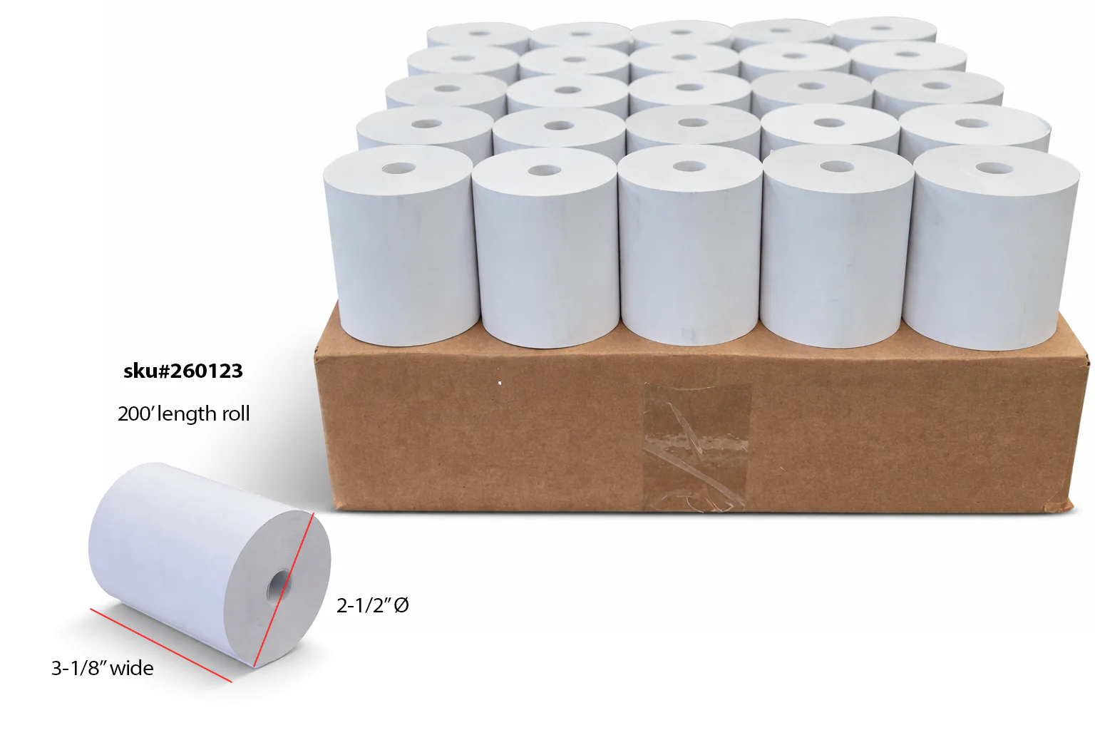 Thermal Paper Rolls | BPA Free | Case Lot (25 rolls) - Image 4