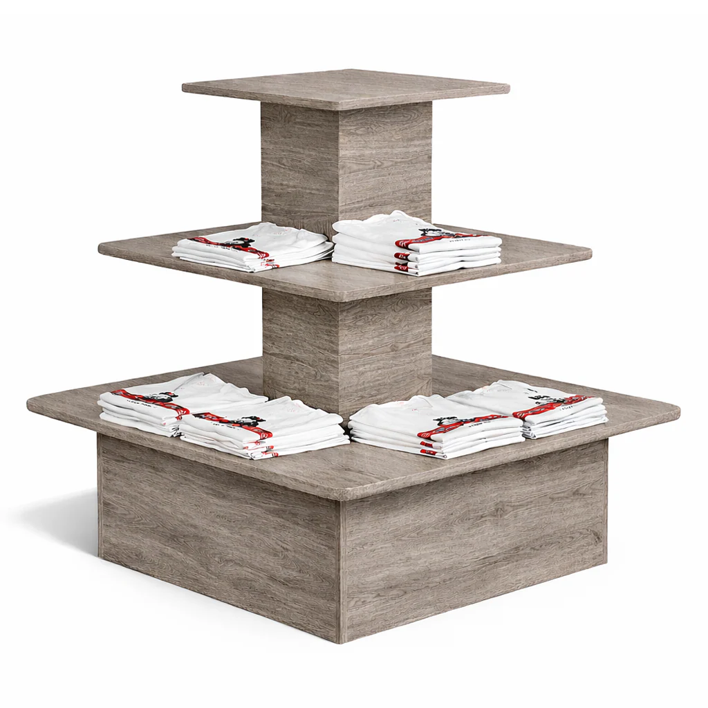 Three Tier Merchandising Display Tables | Centered - Image 4