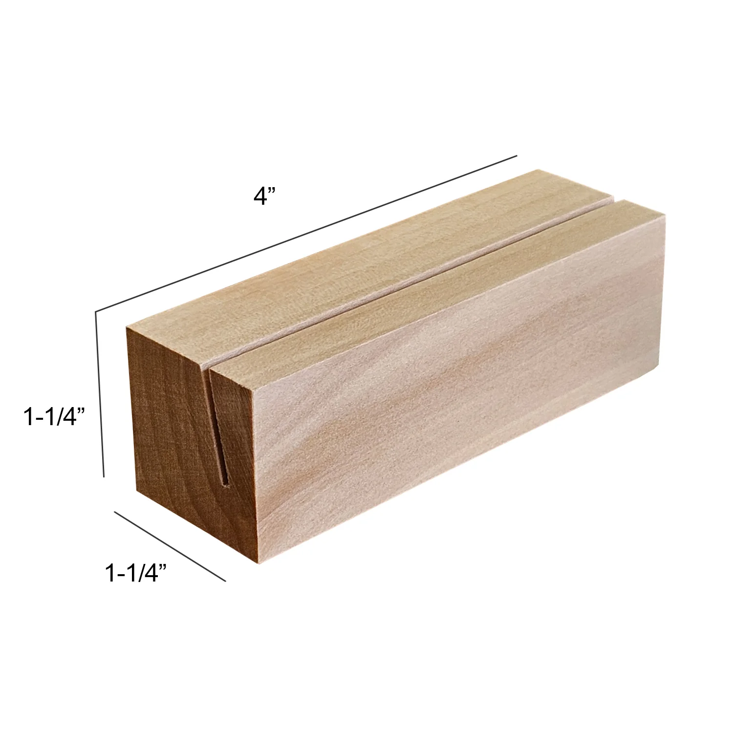 Wood Block Sign Holder | 12 Pack - Image 2