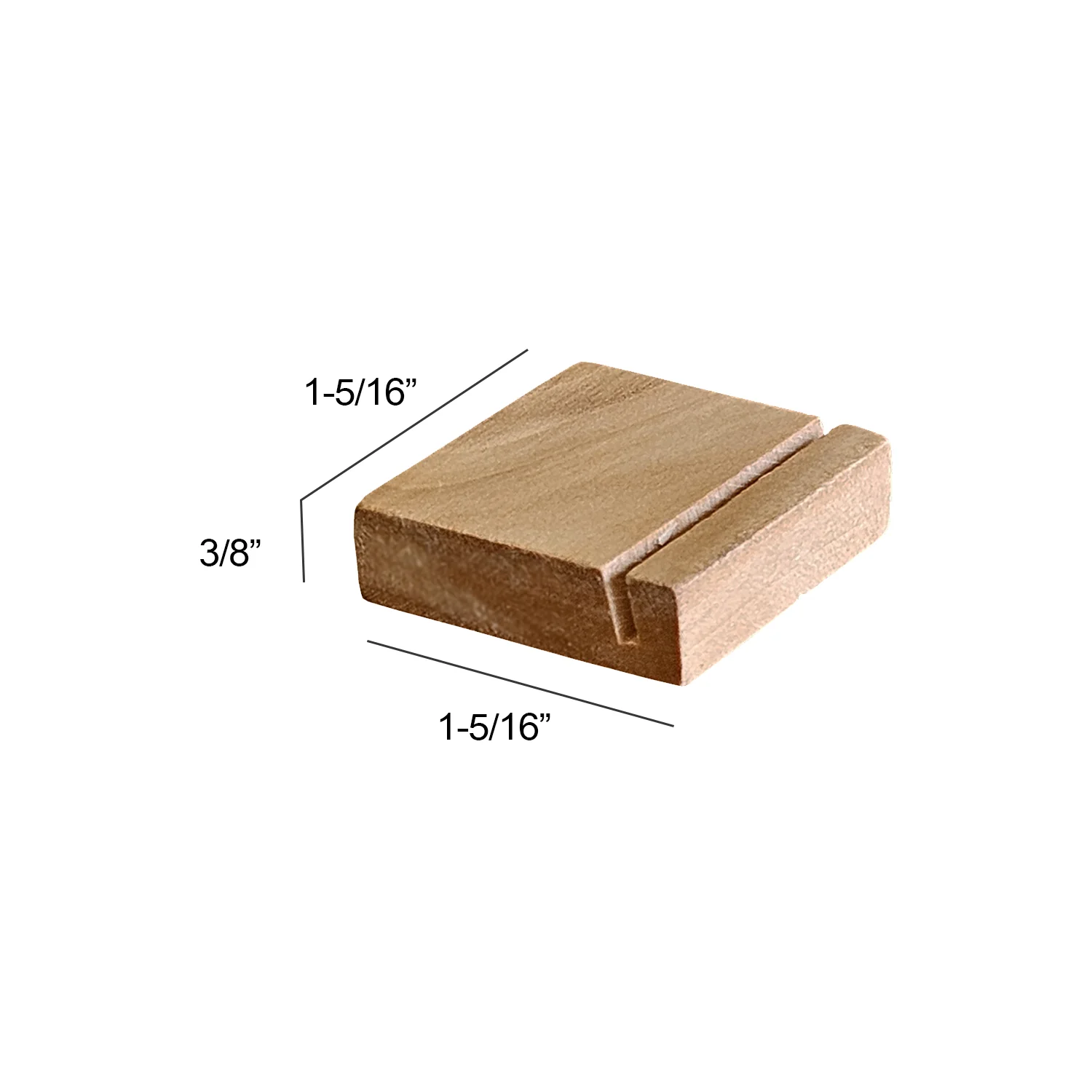 Wood Block Ticket Holder | 25 Pack - Image 3