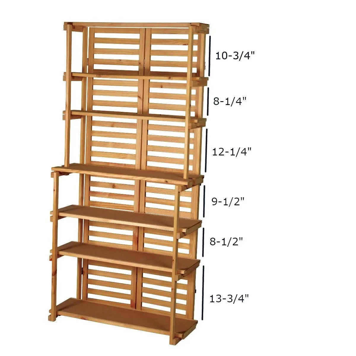 Wooden Retail Rack with 7 Tiers | Pine - Image 2