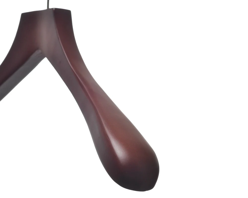 Wooden Top Hanger | Wide Contour | Cherry - Image 3