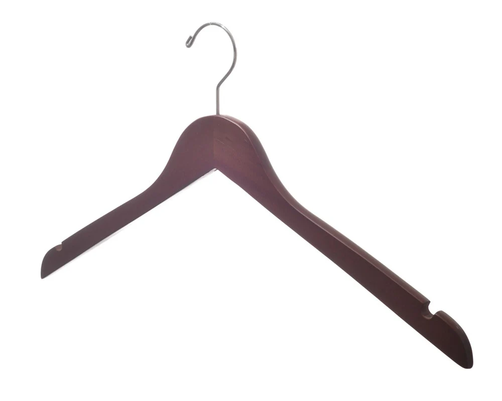 Wooden Top Hangers | Flat | 100 Pk - Image 18