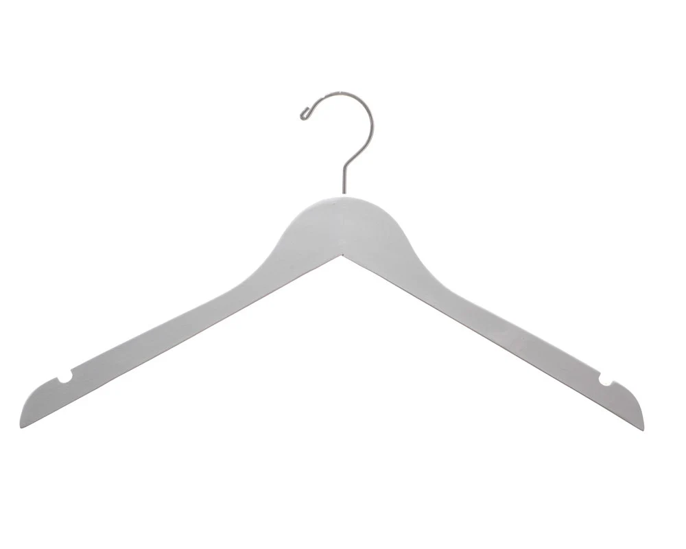 Wooden Top Hangers | Flat | 100 Pk - Image 8